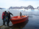 [Photo of disembarking]