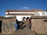 [Photo of church on Incan ruins]
