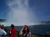 [Photo of Ying and the Horseshoe Falls]
